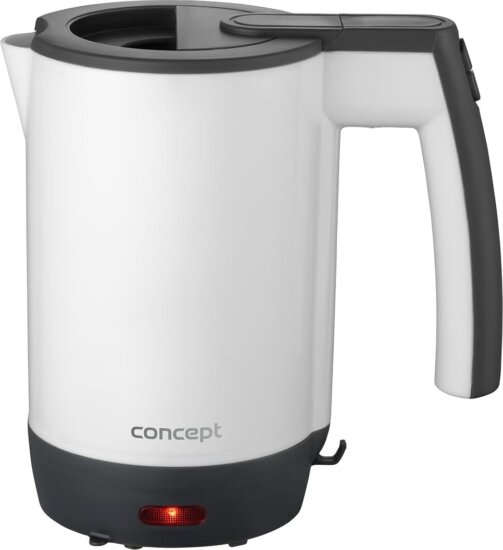 Concept RK7030 Kemping Vízforraló + 2 db bögre 0,5L 1100 Watt - Fehér