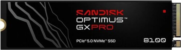 SanDisk 1TB Optimus GX PRO 8100 M.2 NVMe PCIe 5.0 SSD