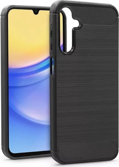 Haffner HF258688 Samsung Galaxy A15 4G / A15 5G Carbon Telefon Tok - Fekete