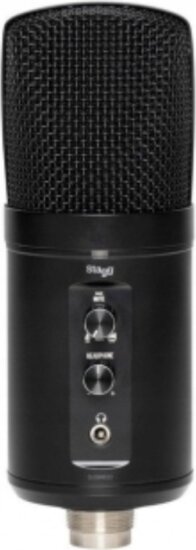 Stagg SUSM60D USB Stúdió Kondenzátor Mikrofon - Fekete