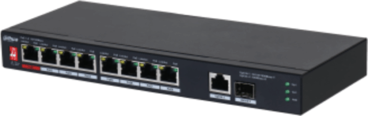 Dahua PFS3110-8ET1GT1GF-96 10-port Gigabit PoE Asztali Switch