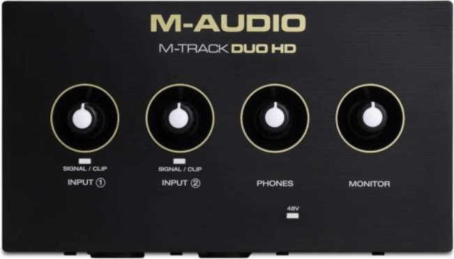 M-Audio M-Track Duo HD USB Audio Interfész - Fekete