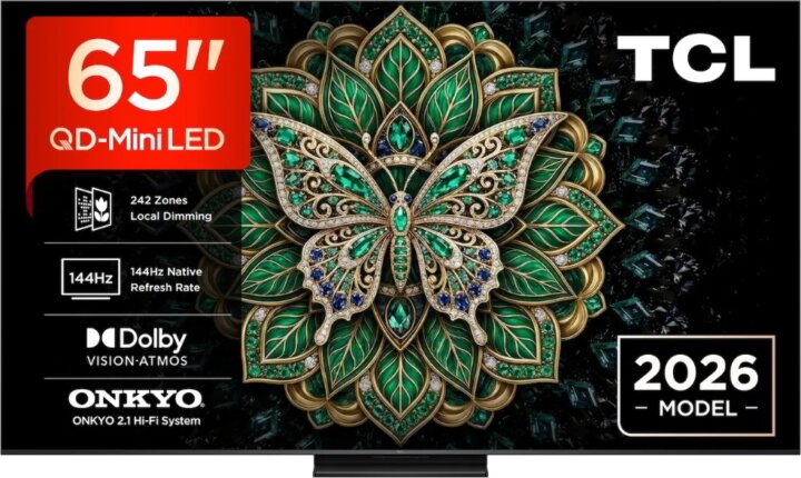 TCL 65" 65MQLED75L 16:9 4K UltraHD QD MiniLED QLED Smart Google TV