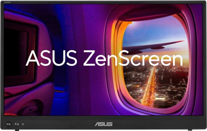 ASUS 15.6" MB16AHVE 16:9 FullHD IPS LED Hordozható Monitor - Fekete
