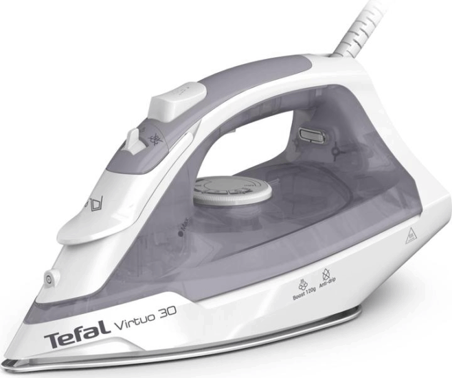 Tefal FV 2C43 Virtuo 30 Gőzölős vasaló 2000W - Fehér / Szürke