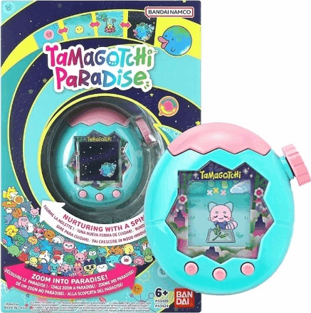 Bandai 43424 Tamagotchi Paradise Jade Forest Interaktív kisállat - Kék Bandai 43424 Tamagotchi Paradise Jade Forest Interaktív kisállat - Kék