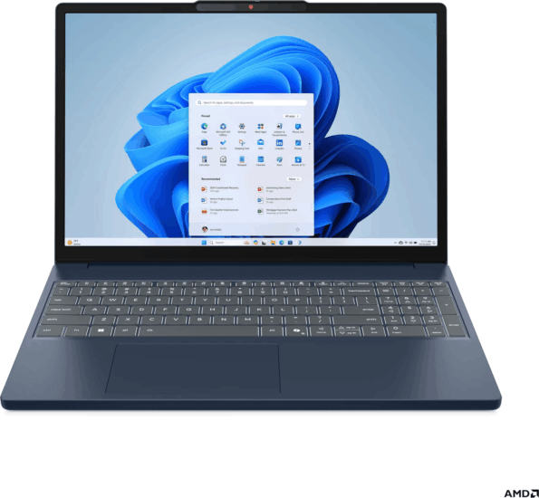 Lenovo IdeaPad Slim 3 15ARP10 Laptop Kék (15,3" / AMD Ryzen 7-7735HS / 16GB / 512GB M.2 SSD)