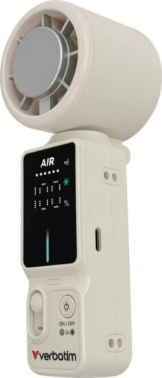 Verbatim Cool'n´Go Ice Touch Mini Kézi Ventilátor 16cm - Fehér/Ezüst Verbatim Cool'n´Go Ice Touch Mini Kézi Ventilátor 16cm - Fehér/Ezüst