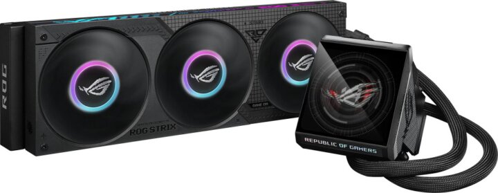ASUS ROG STRIX LC IV 360mm ARGB LCD All In One CPU Vízhűtés - Fekete
