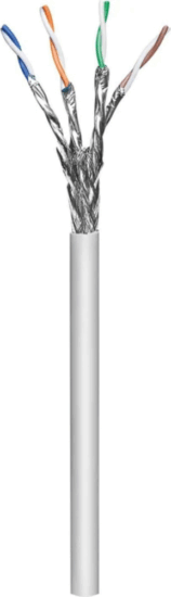 Manhattan S/FTP Cat7 Installációs Kábel 100m - Szürke