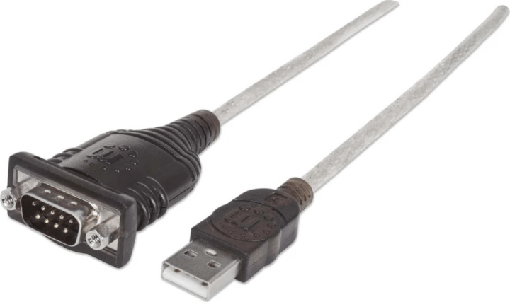 Manhattan 151849 USB-A apa - RS232 apa Átalakító Adapter kábel 1,8m