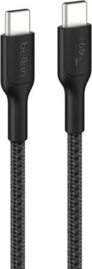 Belkin Boostcharge USB-C Apa - USB-C Apa 2.0 Adat és Töltőkábel 60 Watt 2m - Fekete