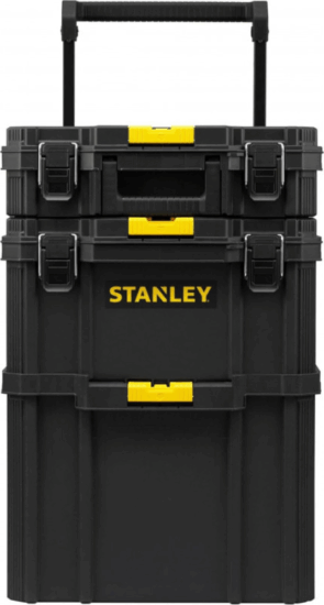 Stanley STST83319-1 3 részes gurulós Szerszámos láda 50 x 40 x 74 cm - Fekete Stanley STST83319-1 3 részes gurulós Szerszámos láda 50 x 40 x 74 cm - Fekete