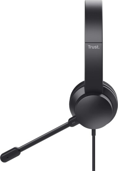 Trust HS-260 USB-A/C Vezetékes Call Center Headset - Fekete Trust HS-260 USB-A/C Vezetékes Call Center Headset - Fekete