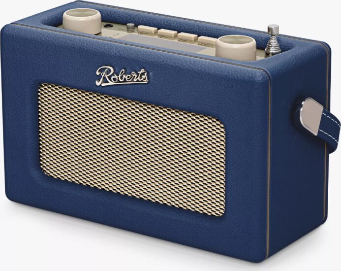 Roberts Radio Revival Uno Solar Hordozható DAB+ FM Asztali Rádió - Kék