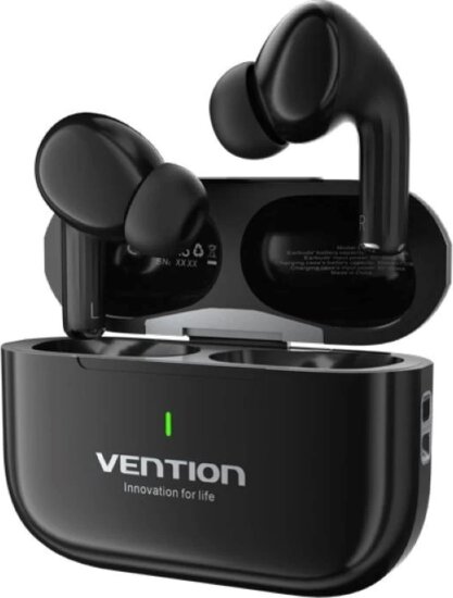 Vention NBVB0 Echo Lite E11 Bluetooth Fülhallgató Headset Töltőtokban - Fekete