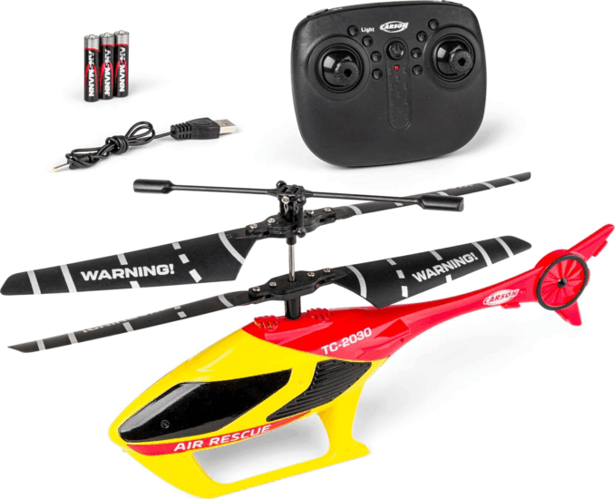 Carson Cyber Copter Rescue 2,4G Távirányítós Játék helikopter - Piros/Sárga