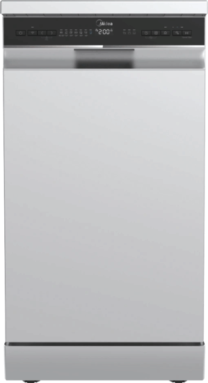 Midea MDWEF1034DSS-WC Szabadonálló mosogatógép 45cm 10 teríték - Inox