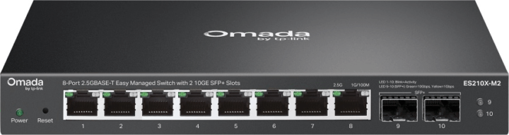 TP-LINK ES210X-M2 Omada 10-port Smart Managed Gigabit Asztali Switch