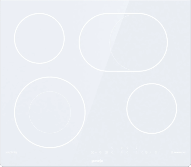 Gorenje ECT643WCSC Beépíthető 4 Zónás Indukciós Főzőlap 7000 Watt - Fehér Gorenje ECT643WCSC Beépíthető 4 Zónás Indukciós Főzőlap 7000 Watt - Fehér