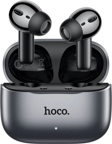 Hoco EQ27 TWS Bluetooth Fülhallgató Headset Töltőtokban - Fekete
