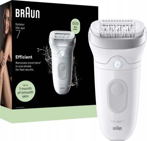 Braun Silk-épil 7 SE7-000 Epilátor - Fehér/Ezüst Braun Silk-épil 7 SE7-000 Epilátor - Fehér/Ezüst