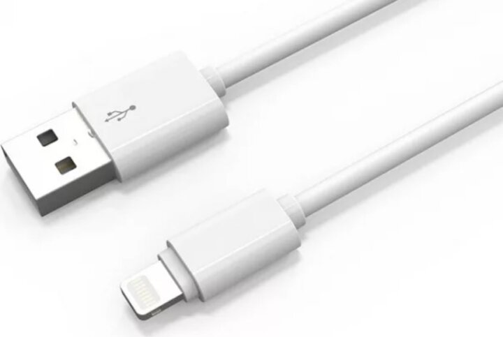 Mercury SY-03 USB-A apa - Lightning apa Adat és Gyorstöltő kábel 1m - Fehér
