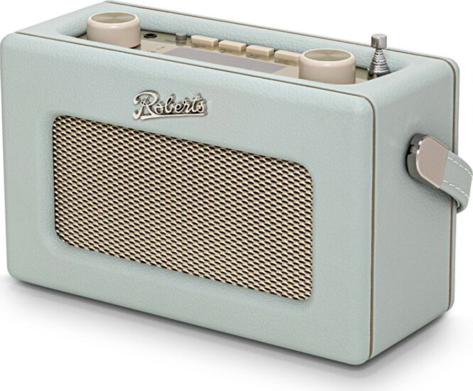 Roberts Radio Revival Uno Solar Hordozható DAB+ FM Asztali Rádió - Világoskék