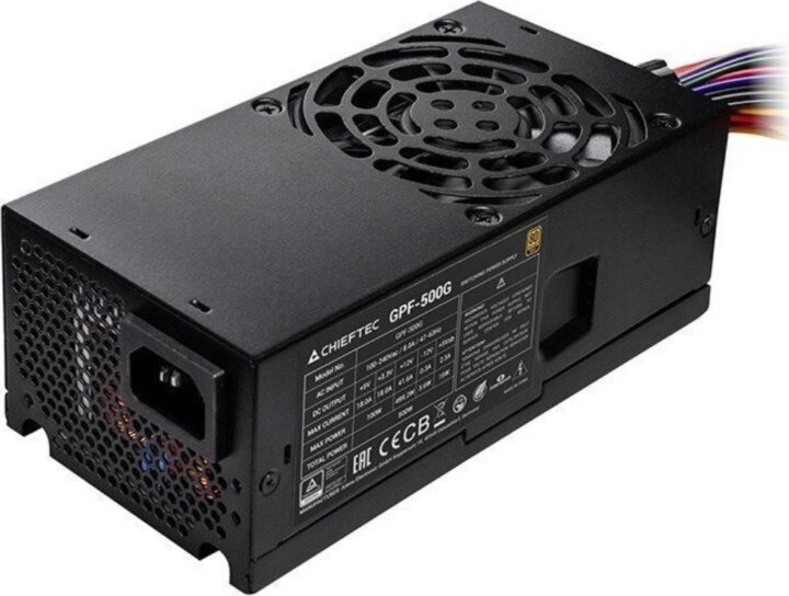 Chieftec 500W Smart GPF-500G TFX 80+ Gold Tápegység - Fekete