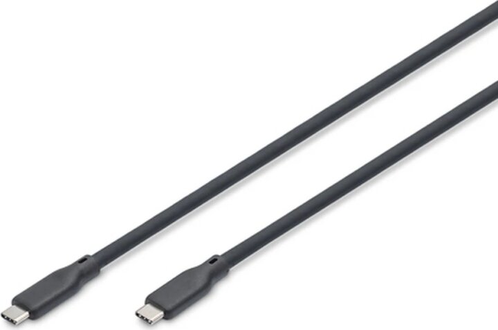Digitus AK-300350-005-S USB4 Type-C apa - USB4 Type-C apa 2.0 Kábel 240W 0,5m - Fekete