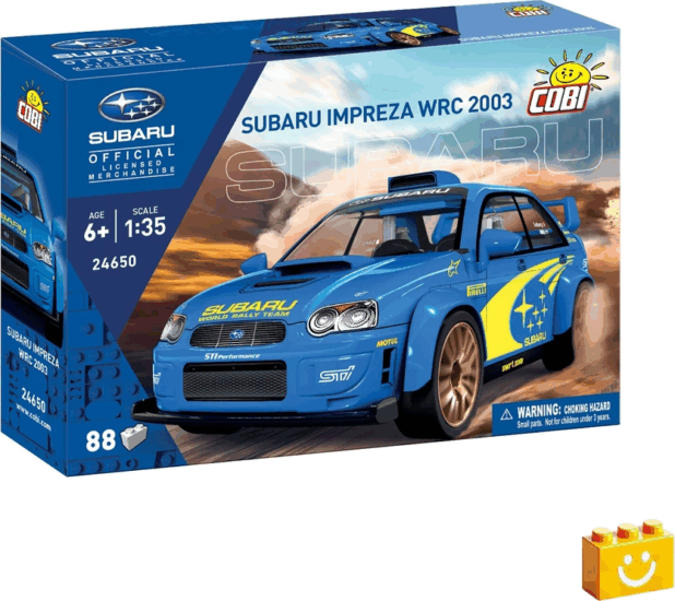 Cobi 24650 Subaru Impreza WRC 2003 88 Darabos Építőjáték