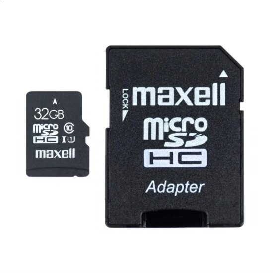 Maxell 32GB X-Series microSDHC UHS-I CL10 Memóriakártya + Adapter