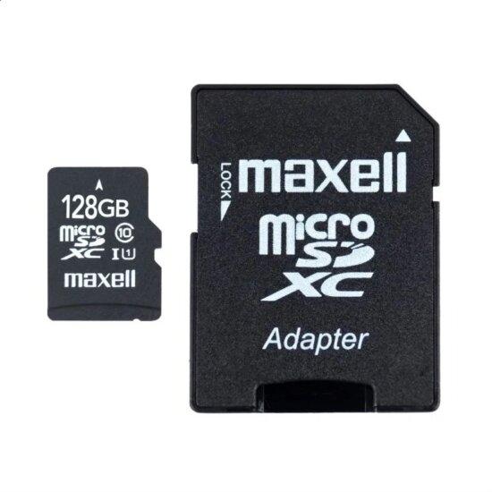 Maxell 128GB X-Series microSDXC UHS-I CL10 Memóriakártya + Adapter