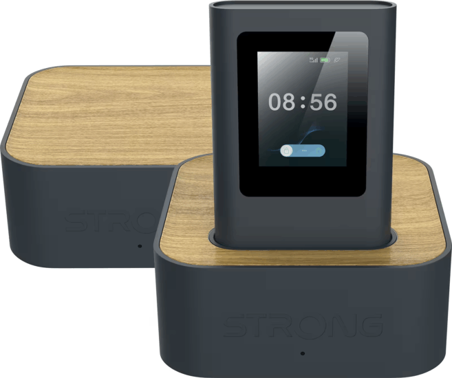 Strong HOPI-5G-DM6 5G + LTE WIFI 4500mAh Router - Fekete