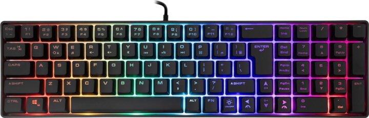White Shark GLADIUS GK-001114B Membrános Vezetékes RGB Gamer Billentyűzet US - Fekete (Újracsomagolt) White Shark GLADIUS GK-001114B Membrános Vezetékes RGB Gamer Billentyűzet US - Fekete (Újracsomagolt)