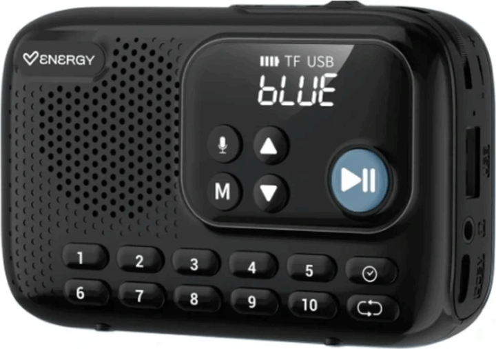 Energy Sistem EN 501021 Hordozható Bluetooth Táskarádió - Fekete