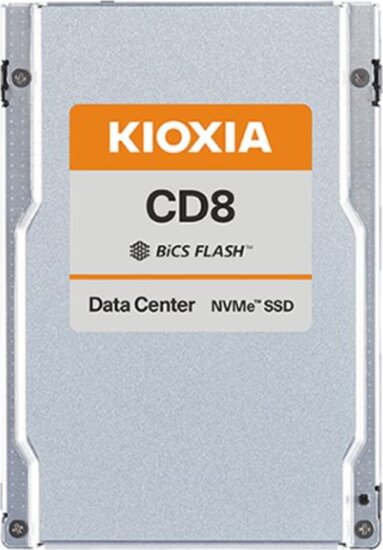 Kioxia 3.2TB CD8-V Series 2.5" Gen4x4 NVMe PCIe SSD
