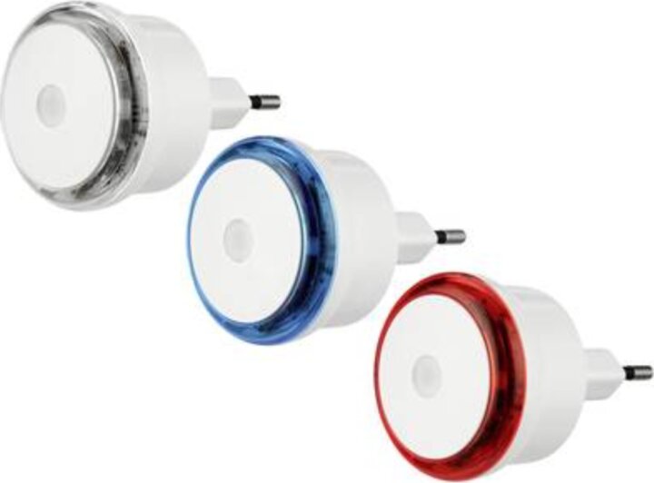 REV 0029340002 LED Éjjeli Fény Szett 3db - Piros/Kék/Fehér REV 0029340002 LED Éjjeli Fény Szett 3db - Piros/Kék/Fehér
