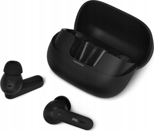 Philips TAT3000BK/00 ANC Bluetooth Fülhallgató Headset Töltőtokban - Fekete Philips TAT3000BK/00 ANC Bluetooth Fülhallgató Headset Töltőtokban - Fekete