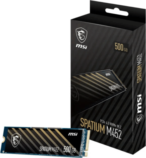 MSI SPATIUM M452 Gen4x4 NVMe PCIe M.2 SSD