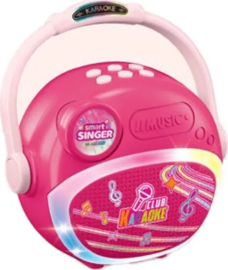 Blu Bluetooth Karaoke Party Hangszóró Mikrofonnal 5 W - Rózsaszín