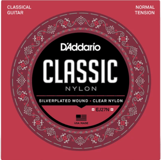 D'Addario EJ27N Classic Nylon Klasszikus Gitárhúr-készlet (28-43) D'Addario EJ27N Classic Nylon Klasszikus Gitárhúr-készlet (28-43)