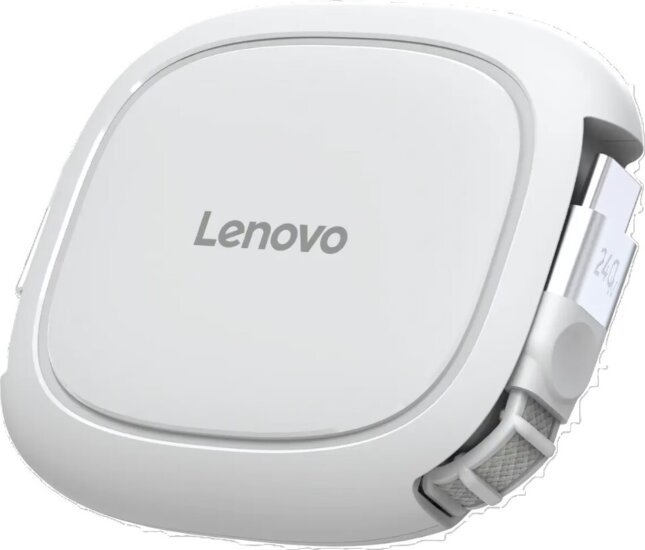 Lenovo GX91V57059 USB-C apa - USB-C 2.0 apa Visszahúzható Adat és Töltőkábel 240 Watt 1.2m - Fehér