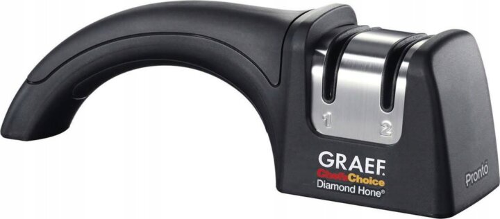 Graef Pronto Késélező 215 x 53 mm - Ezüst / Fekete
