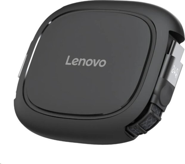 Lenovo GX91V57058 USB-C apa - USB-C 2.0 apa Visszahúzható Adat és Töltőkábel 240 Watt 1.2m - Fekete
