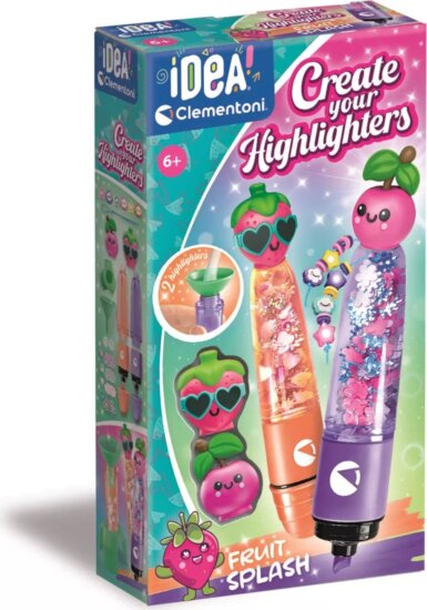 Clementoni Idea Készítsd el saját szövegkiemelődet! Gyümölcsök Kreatív készlet