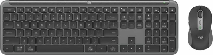 Logitech Signature Slim MK950 Combo Bluetooth + RF Wireless Billentyűzet + Egér HUN - Grafitszürke