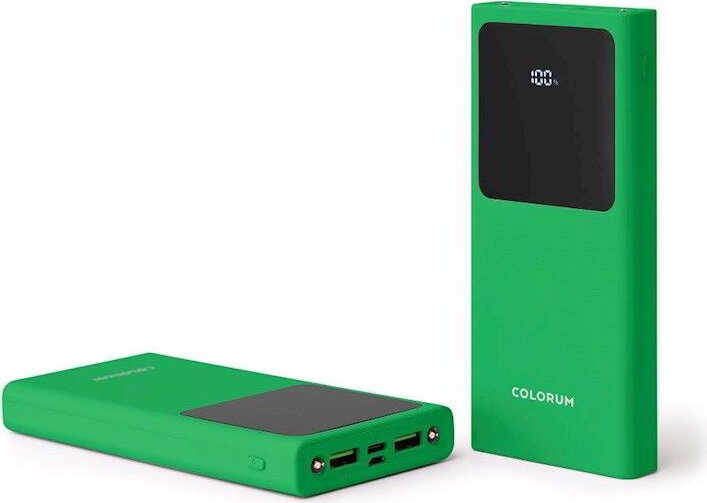 Colorum COL718739 Powerbank 10000mAh 22,5W - Zöld Colorum COL718739 Powerbank 10000mAh 22,5W - Zöld