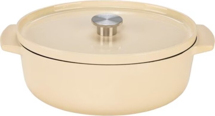 KitchenAid CC006062-001 Öntöttvas Sütőedény Ø 30cm 5,6L - Krémszínű KitchenAid CC006062-001 Öntöttvas Sütőedény Ø 30cm 5,6L - Krémszínű