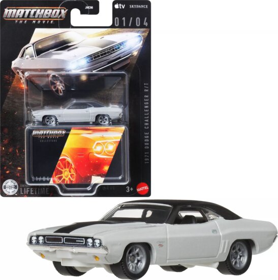 Mattel Matchbox: A Film - 1971 Dodge Challenber R/T Gyűjtői Kisautó 1:64 Mattel Matchbox: A Film - 1971 Dodge Challenber R/T Gyűjtői Kisautó 1:64